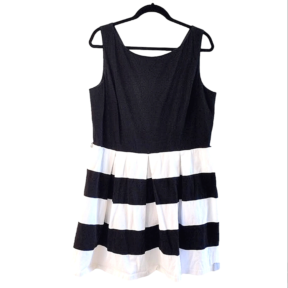 Tiana B Black and White Dress Size 18